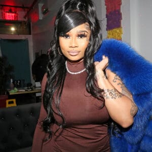 K Goddess poses during her video release party for "Jackie Robinson" on January 31