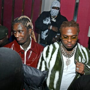 Young Thug and Gunna at album release