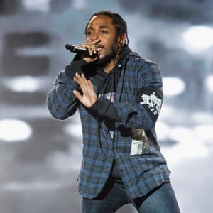 Kendrick Lamar performs during the Austin City Limits Music Festival at Zilker Park on October 1