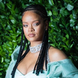 Rihanna arrives at The Fashion Awards 2019 held at Royal Albert Hall on December 02