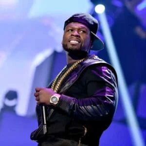 : Recording artist Curtis '50 Cent' Jackson of the music group G-Unit performs onstage 1