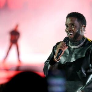 Host Sean 'Diddy' Combs speaks onstage during the 2022 Billboard Music Awards at MGM Grand Garden Arena on May 15, 2022 in Las Vegas, Nevada.