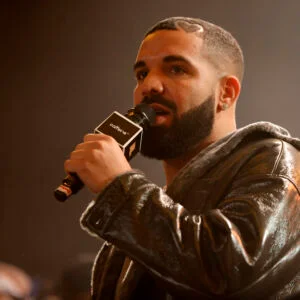 Drake speaks onstage during Drake's Till Death Do Us Part rap battle on October 30, 2021 in Long Beach, California.