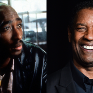 Tupac Shakur and Denzel Washington